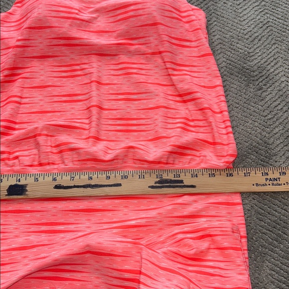 Athleta Bright Coral Striped Top Ariel Venice Swim Dress Size Small - Picture 12 of 12